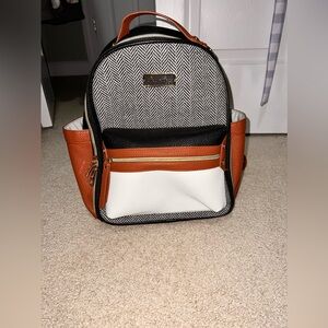 Itzy Ritzy Mini Diaper Bag - Coffee and Cream